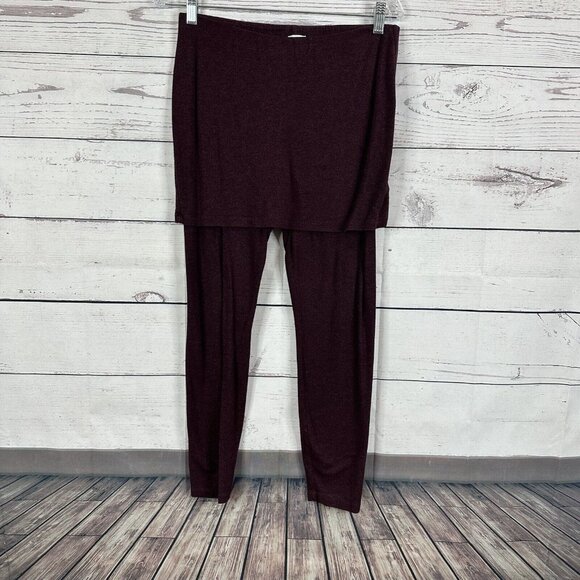CAbi Pants - Cabi Skirted Legging Womens Medium Red 3672 Stretch Midrise Modest M'Legging